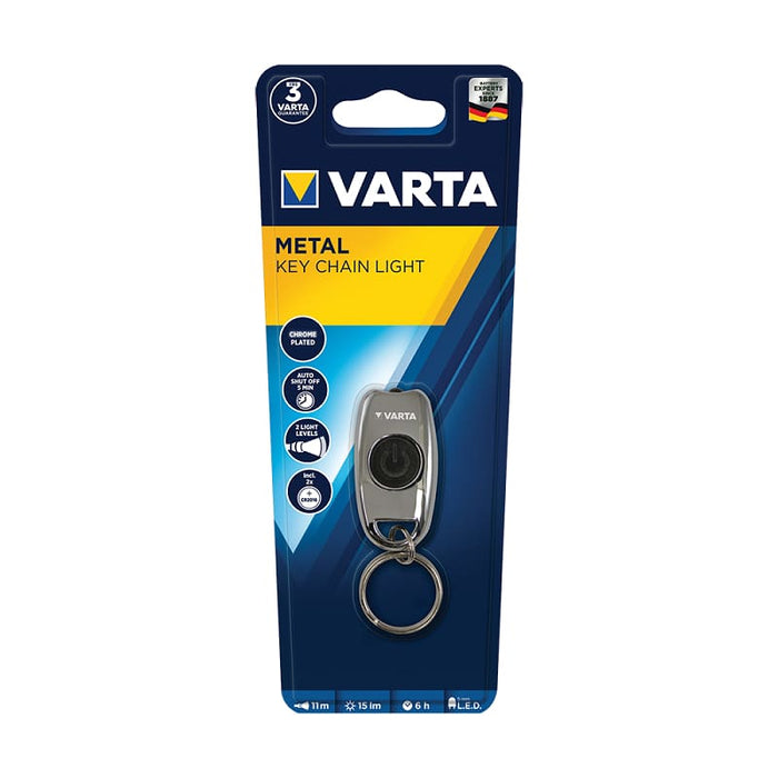 Varta Metal Key Chain Light Φακός Μπρελόκ Led Μεταλλικός