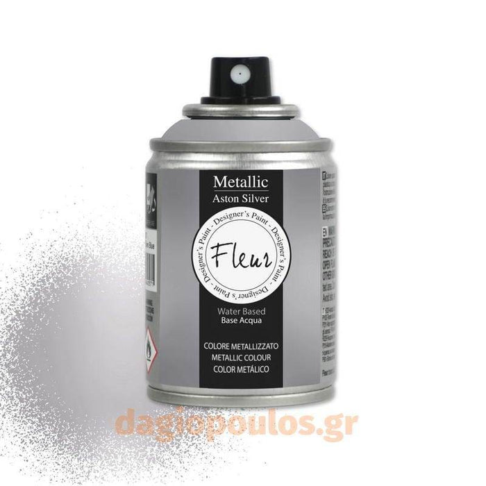 Fleur Metallic Spray ΜΕΤΑΛΛΙΚΟ Χρώμα Σπρέι Νερού