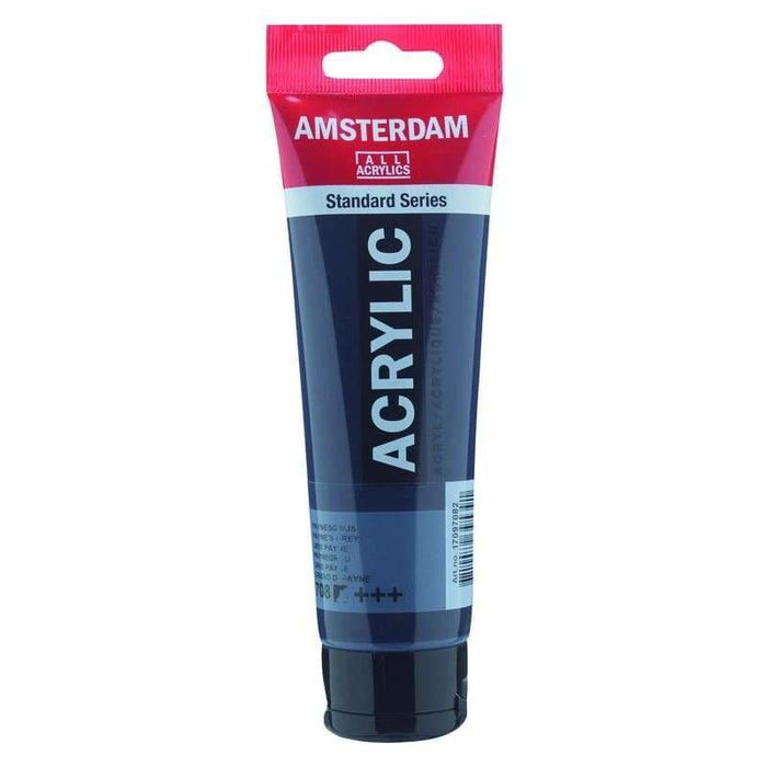 Amsterdam Talens Acrylic 120ml - Paynes Grey 708