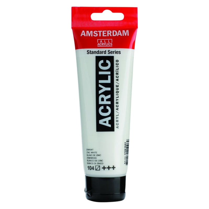 Amsterdam Talens Acrylic 120ml - Zinc White 104