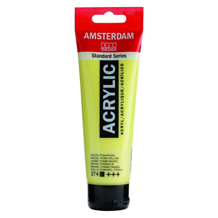Amsterdam Talens Acrylic 120ml - Nickel Titan Yellow 274