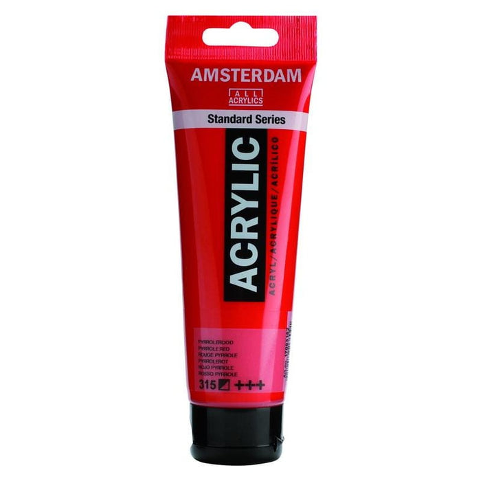 Amsterdam Talens Acrylic 120ml - Pyrrole Red 315