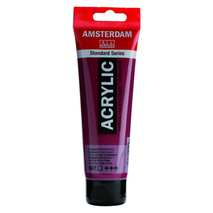 Amsterdam Talens Acrylic 120ml - Permanent Red Violet 567