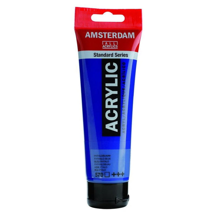 Amsterdam Talens Acrylic 120ml - Phthalo Blue 570
