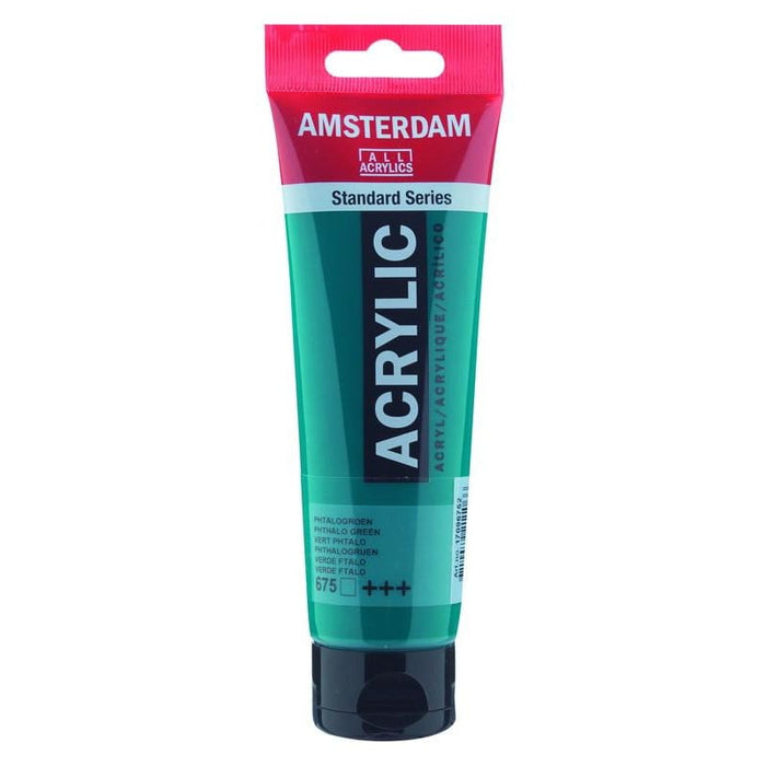 Amsterdam Talens Acrylic 120ml - Phthalo Green 675