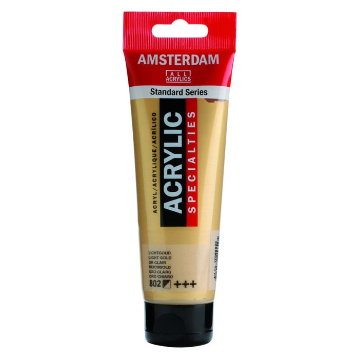 Amsterdam Talens Acrylic 120ml - Light Gold 802