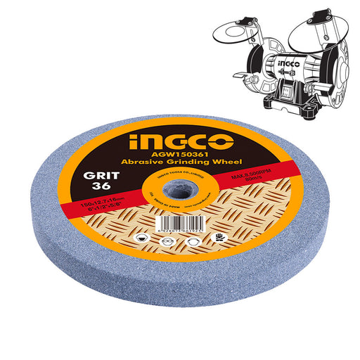 INGCO AGW150361 Πέτρα Δίδυμου Τροχού Λείανσης 36K 150mm