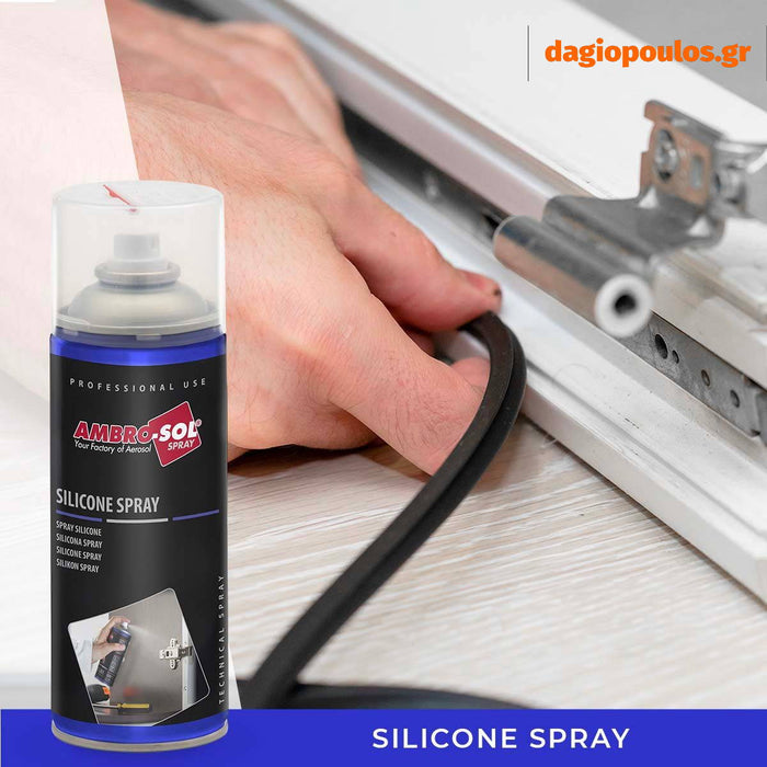 Ambrosol Silicone Spray Σπρέι 100% Καθαρής Σιλικόνης Ιταλίας 400ml | Dagiopoulos.gr