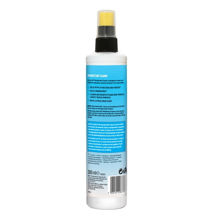 Armor All Disinfectant Cleaner Spray Καθαρισμού & Απολύμανσης Επιφανειών 300ml| Dagiopoulos.gr