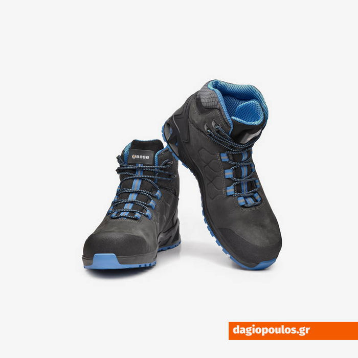 BASE K-Road Top Δερμάτινα Παπούτσια Μποτάκια Εργασίας S3 HRO HI CI SRC | Dagiopoulos.gr