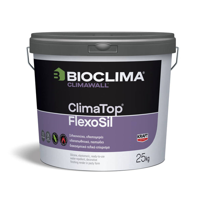 Bioclima ClimaTop FlexoSil Σιλικονούχο Διακοσμητικό Τελικό Επίχρισμα | dagiopoulos.gr