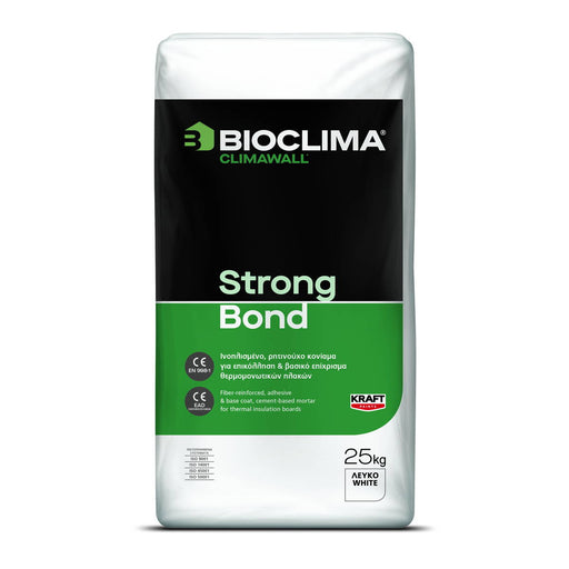  Bioclima Climawall Strong Bond Ανόργανο Ισχυρό Συγκολλητικό και Προστατευτικό Συστήµατος Εξωτερικής Θερµοµόνωσης | dagiopoulos.gr