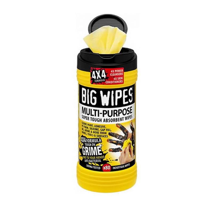 Big Wipes MULTl PURPOSE Επαγγελματικά Μαντηλάκια Καθαρισμού Γενικής Χρήσης 80 τεμαχίων| Dagiopoulos.gr