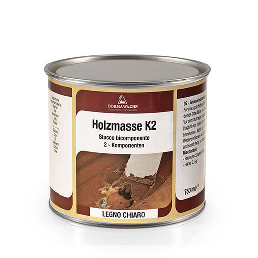Borma Wachs Holzmasse K2 Εποξειδικός Πολυεστερικός Ξυλόστοκος 2 Συστ.750ml | Dagiopoulos.gr