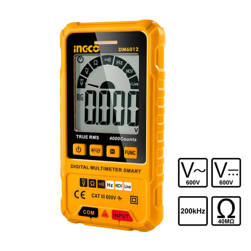 Ingco DM6012 Ψηφιακό Πολύμετρο (AC/DC) S.S. | dagiopoulos.gr
