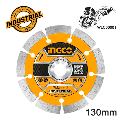 Ingco DMD011301 Δίσκος Διαμαντέ Δομικών 130mm | Dagiopoulos.gr