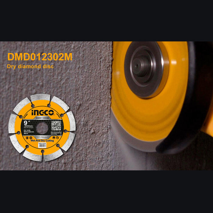 INGCO DMD012302M Διαμαντόδισκος Ξηράς Κοπής Γενικής Χρήσης | dagiopoulos.gr