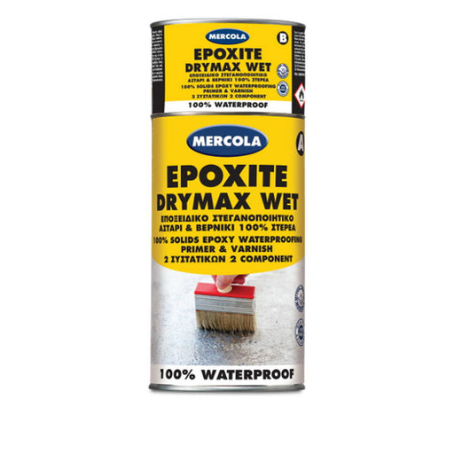 Mercola EPOXITE DRYMAX WET Εποξειδικό Στεγανοποιητικό – Ισχυροποιητικό Αστάρι και Βερνίκι, 2 Συστατικών, 100% Στερεά  Dagiopoulos.gr