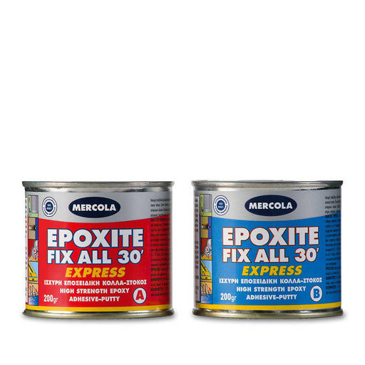 Mercola EPOXITE FIX ALL 30’ Ισχυρή Εποξειδική Κόλλα - Στόκος 2 Συστατικών Dagiopoulos.gr