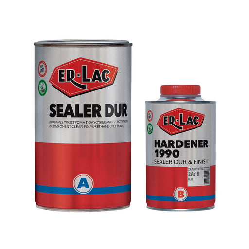 ErLac Sealer Dur Διαφανές Υπόστρωμα Πολυουρεθάνης 2 Συστατικών Επιπλοποιίας | Dagiopoulos.gr
