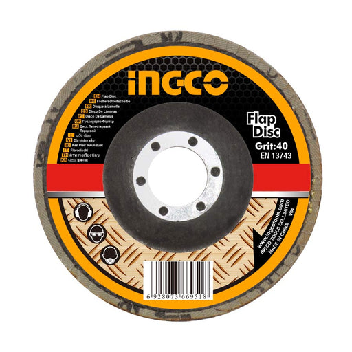 INGCO FD1251 Δίσκος Λείανσης Φίμπερ 125mm | Dagiopoulos.gr