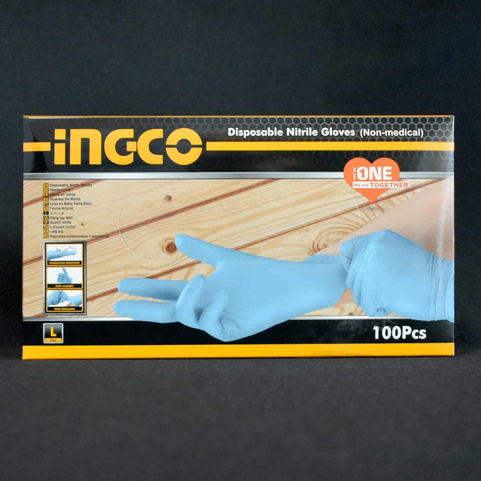 Ingco HGNG02-L Γάντια Νιτριλίου L σε Blister ανά ζευγ. | dagiopoulos.gr