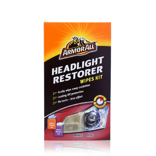 Armor All Headlight Restorarer Wipes Kit Καθαριστικά & Προστατευτικά Μαντηλάκια Φαναριών - Dagiopoulos.gr