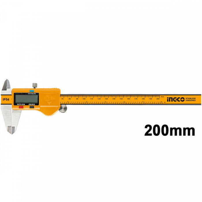 INGCO HDCD28200 Παχύμετρο Ψηφιακό 200mm Dagiopoulos.gr