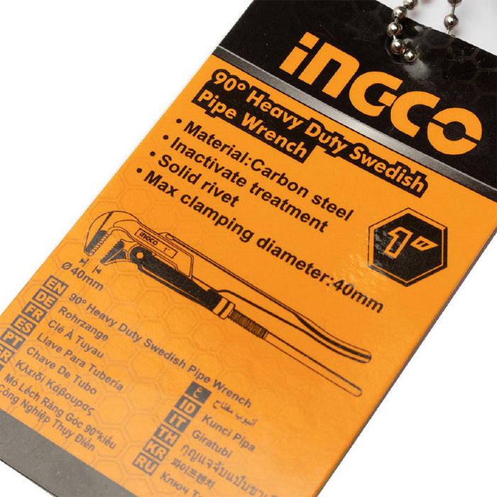 INGCO HPW04011 Τσιμπίδα Υδραυλικών 90° Βαριάς Χρήσης Dagiopoulos.gr