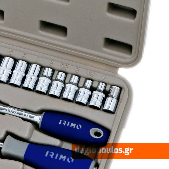 Irimo 109-35-4 Καρυδάκια 1/4'' Σετ 35 Τεμαχίων