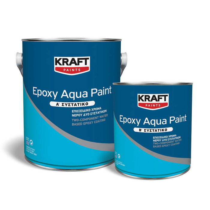 Kraft Epoxy Paint Aqua Εποξειδικό Χρώμα 2 Συστατικών Δαπέδων Νερού | Dagiopoulos.gr