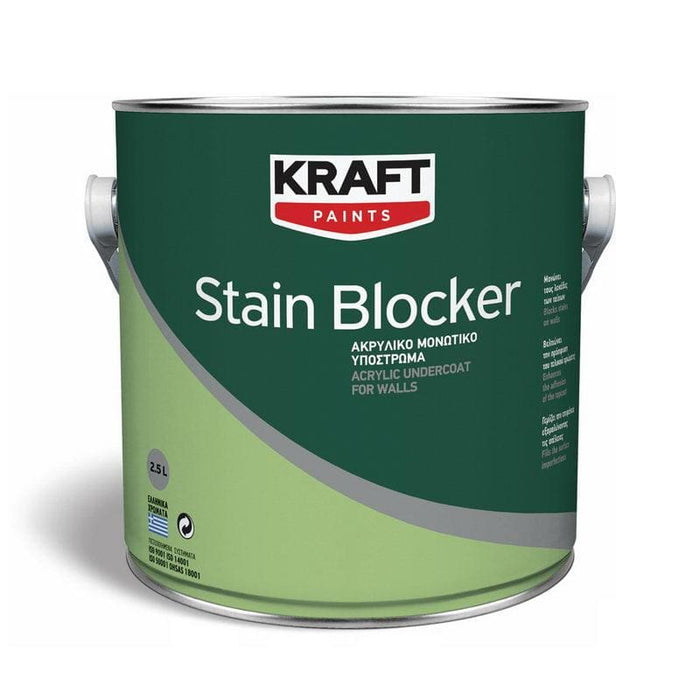 Kraft Stain Blocker Ακρυλικό Μονωτικό Υπόστρωμα Διαλύτου Λευκό