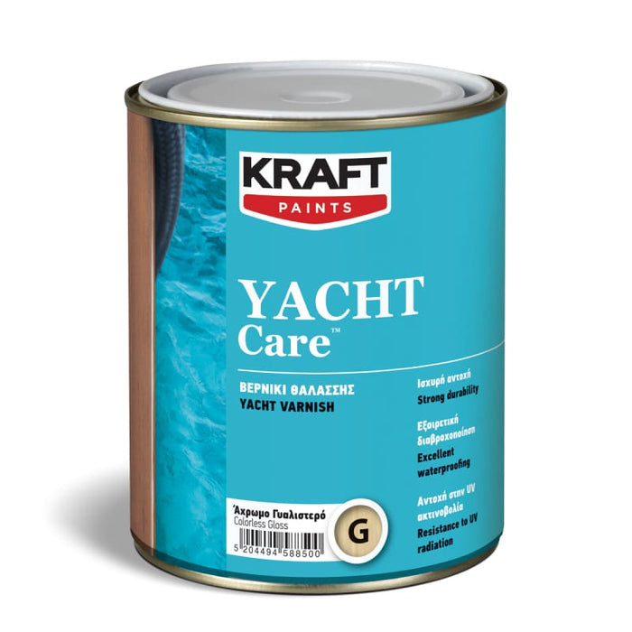 Kraft Yacht Care Βερνίκι Θαλάσσης Πολυουρεθάνης Διαφανές 750ml