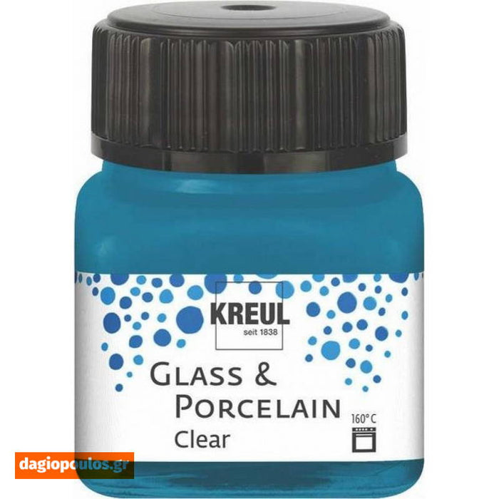 Kreul Glass & Porcelain Clear Brillant Διαφανές Χρώμα Γυαλιού & Πορσελάνης 20ml