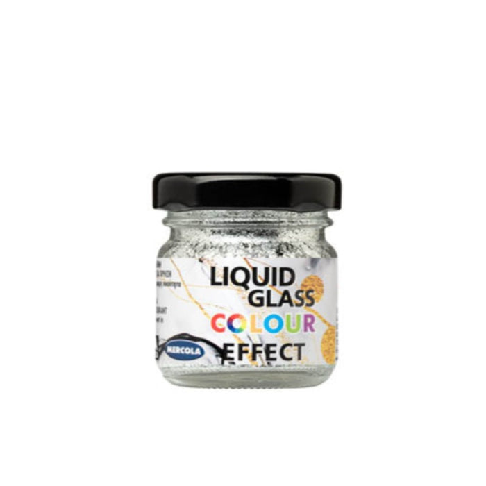 Mercola LIQUID GLASS METALLIC EFFECT Χρωστικές Μεταλλικού Εφέ Σε Glitter | Dagiopoulos.gr