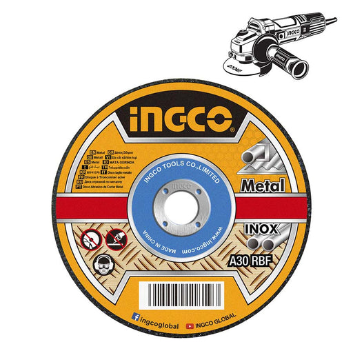 INGCO MCD121255 Επαγγελματικοί Δίσκοι Κοπής Ανοξείδωτου Αλουμινίου 125mm Σετ 10 Τεμ
