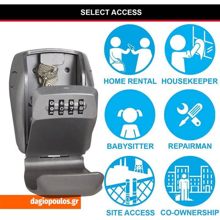 Master Lock 5415EURD Select Access Κλειδοθήκη Ελεγχόμενης Πρόσβασης Αυξημένης Ασφάλειας με Προστατευτικό Κάλυμμα | Dagiopoulos.gr