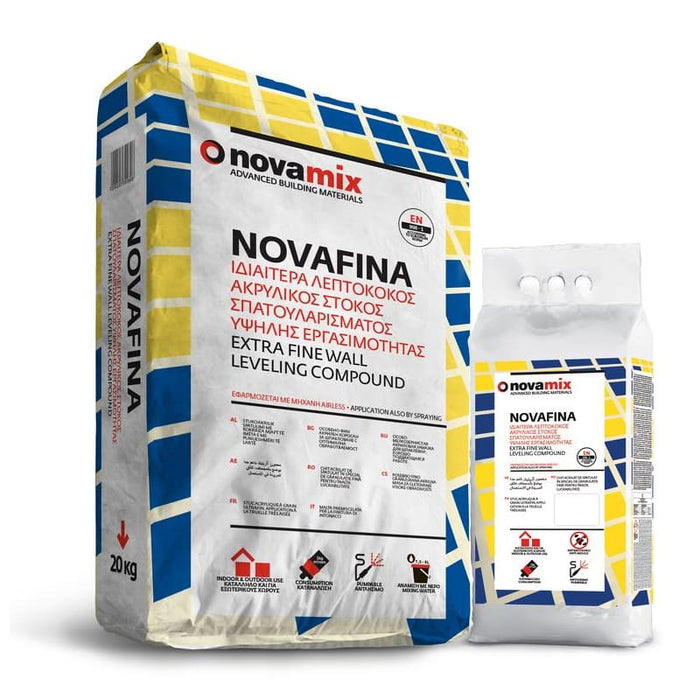 Novamix Novafina Ακρυλικός Στόκος Σπατουλαρίσματος Παρετίνα | Dagiopoulos.gr