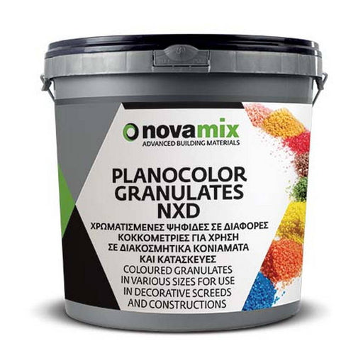 Novamix Planocolor Granulates NXD Ψηφίδες Έγχρωμες Με Υψηλή Χρωματική Αντοχή 20Kgr