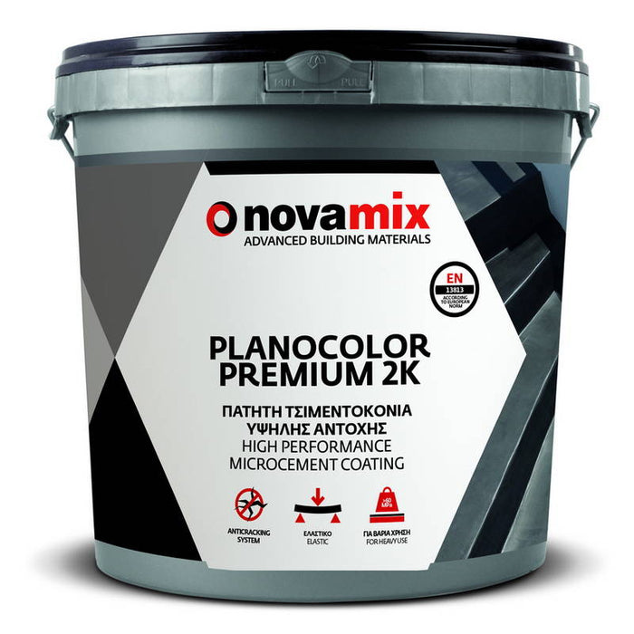Novamix Planocolor Premium 2K Διακοσμητική Πατητή Τσιμεντοκονία | Dagiopoulos.gr