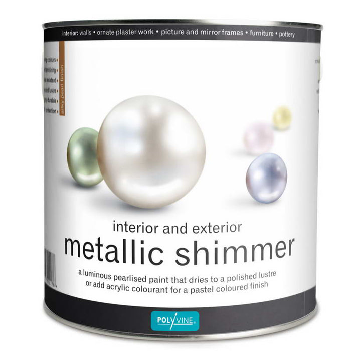 Polyvine Metallic Shimmer Βάση Πέρλας Τεχνοτροπίας 500ml