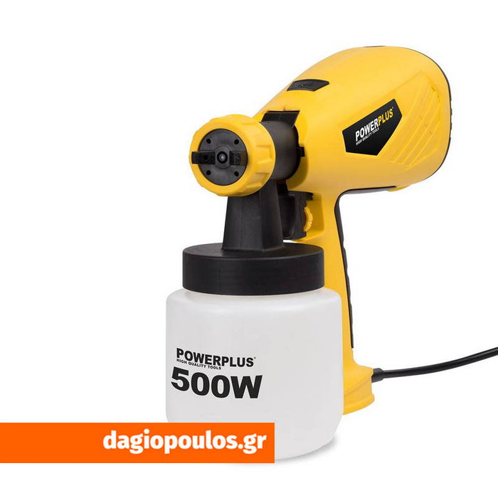 PowerPlus POWX354 Ηλεκτρικό Πιστόλι Βαφής 500Watt | Dagiopoulos.gr
