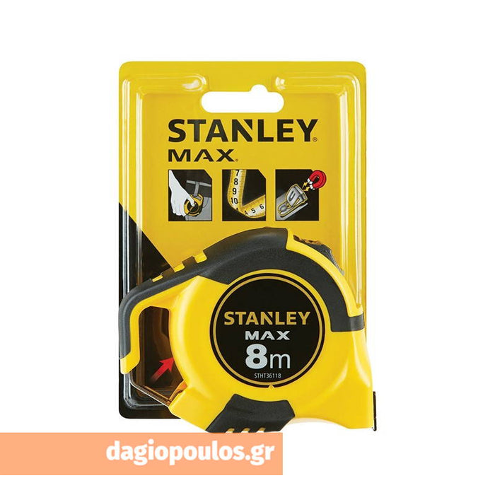 STANLEY STHT0-36118 Μαγνητικό Μέτρο Ρολό 8m x 25mm