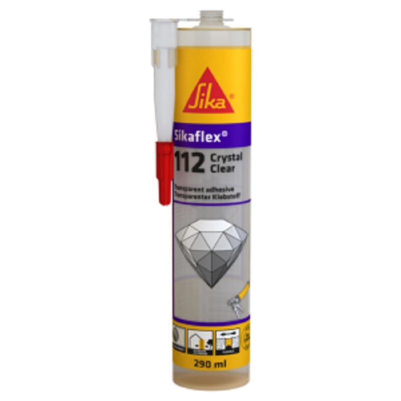 Sika Sikaflex 112 Crystal Clear Υπερδιάφανο Υβριδικό Σφραγιστικό & Συγκολλητικό