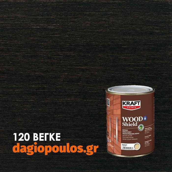 Kraft Wood Shield Βερνίκι Εμποτισμού Ξύλου Νερού Πολυουρεθάνης-Dagiopoulos.gr