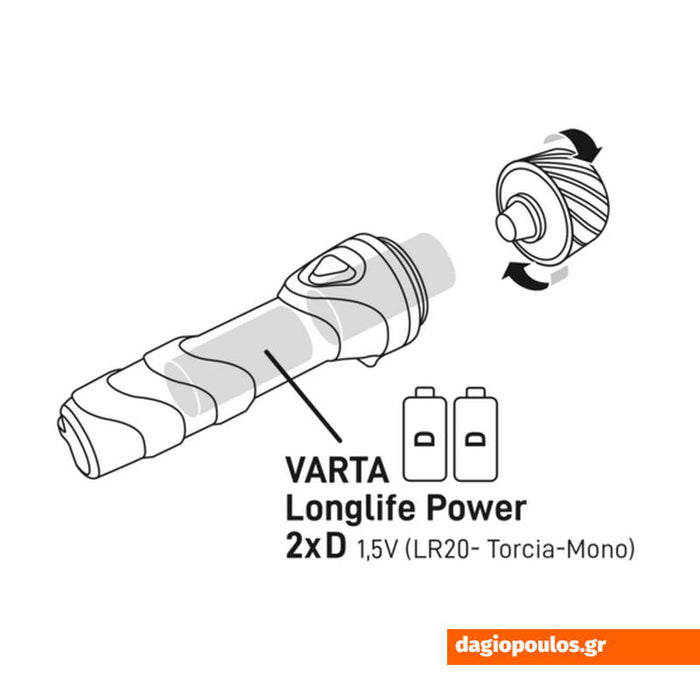 Varta Day Light Multi LED F30 Φακός Led 70 Lumens | Dagiopoulos.gr