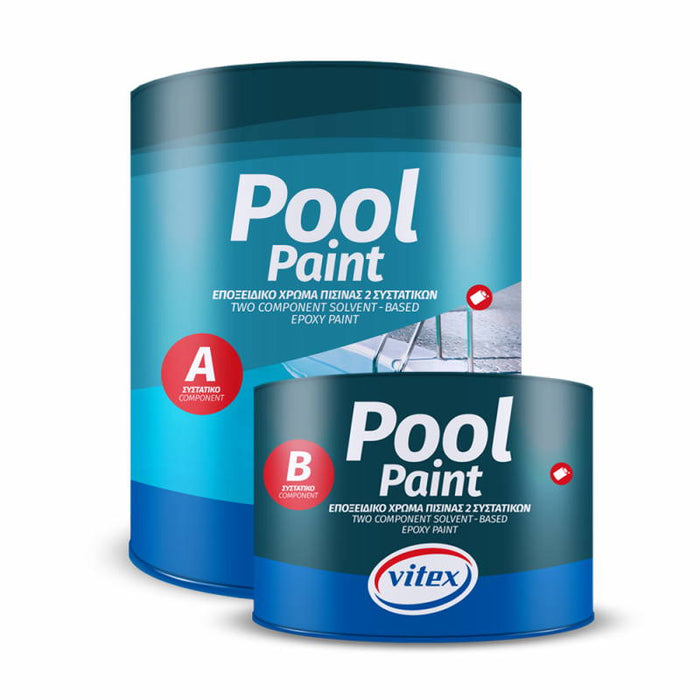 Vitex Pool Paint Εποξειδικό Χρώμα Πισίνας Διαλύτου 2 Συστατικών 3.5Ltr