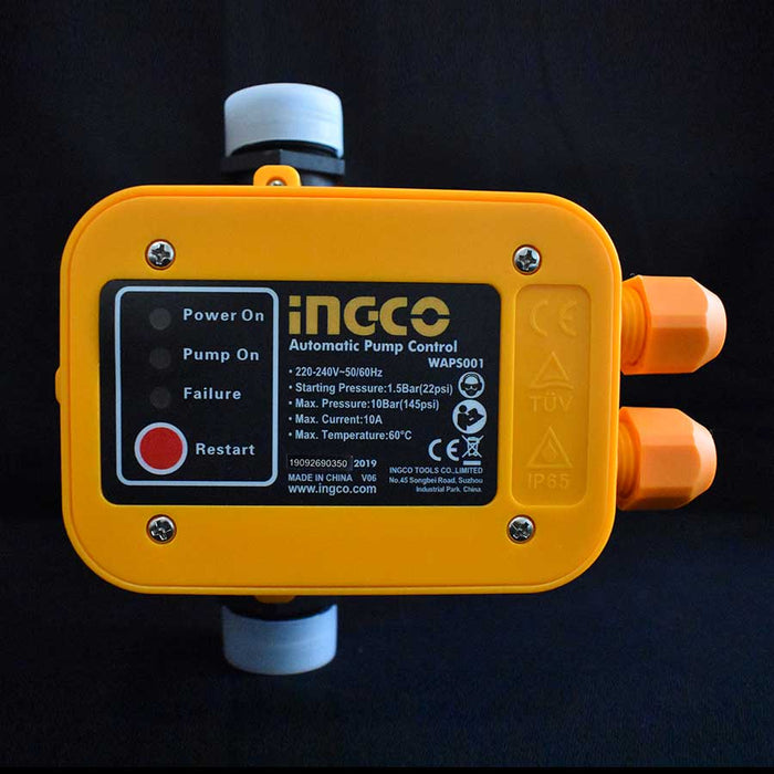 INGCO WAPS001 Ηλεκτρονικός Ελεγκτής Πίεσης Νερού 1.5bar