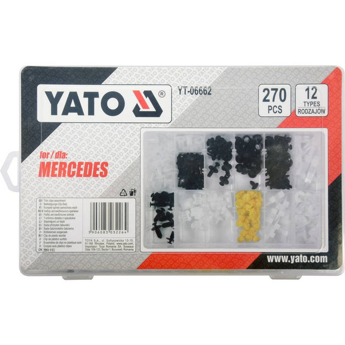 YATO YT-06662 Σετ Κλιπς Φανοποιίας Αυτοκινήτων Dagiopoulos.gr