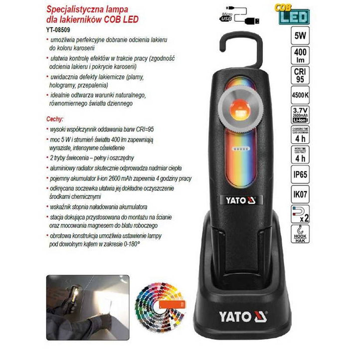 YATO YT-08509 Λάμπα LED Dagiopoulos.gr